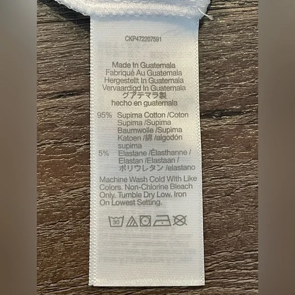 Madewell Brightside Rib One-Shoulder Tank Women’s Size XXS Eyelet White … - Picture 5 of 6